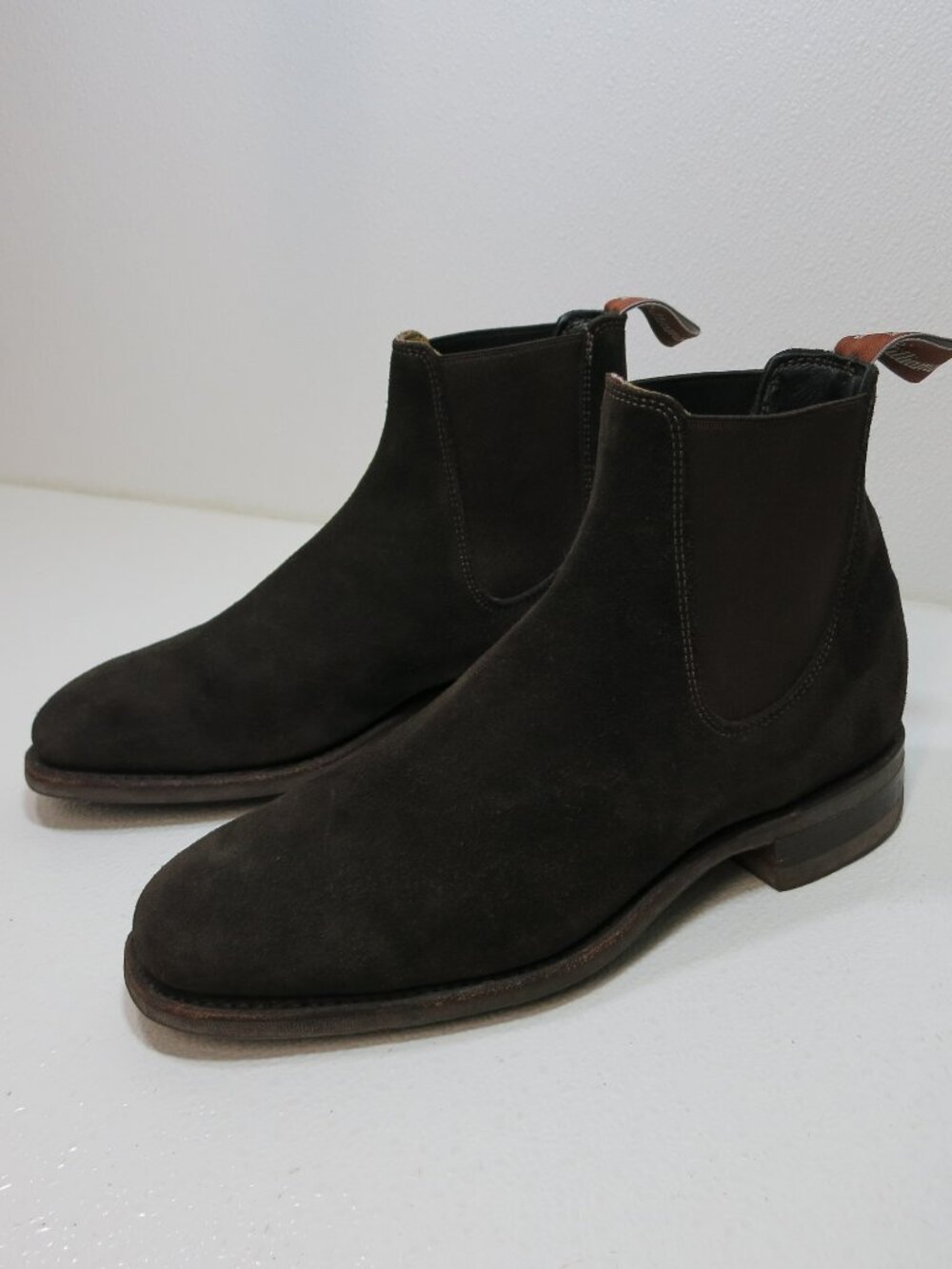 R. M. Williams Australia Craftman Boot Suede Leather Chelsea Men's Footwear 7 G